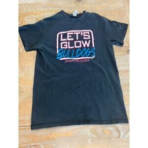 Gildan Black T Shirt Small Lets Glow Bulldogs JH Dance 2022 Unisex Graphic Tee